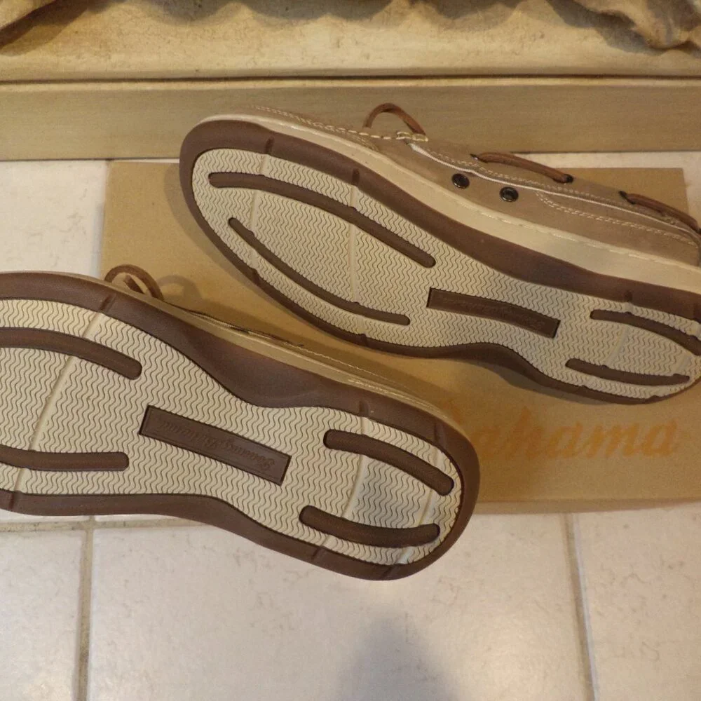 Tommy Bahama Men's Tan Boat Shoes